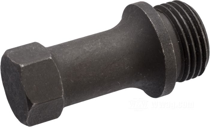 Filler plug; for Transmission; fits 45 cui/750cc Flathead 1935-1940; steel, parkerized; length: 41.5 mm; thread: 11/16”-18; thread: 11/16”-18; replaces OEM HD 2326-35; gross weight: 6 g