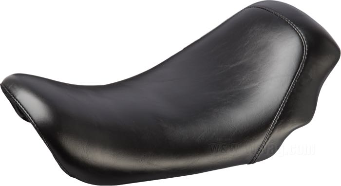 Asiento mono »Bare Bones Biker Gel« de Le Pera; apropiado para Dyna 2006→; piel sintética, negro; largo x ancho: 47 x 28 cm; EE. UU.; peso bruto: 4.1 kg