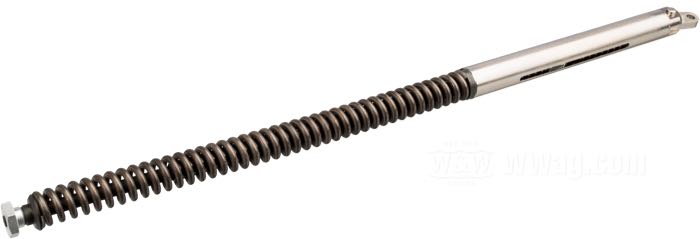 Amortisseur de selle de The Cyclery; adaptable à Twins 1925-1928, Singles 1926-1928; acier, nickelé / parkerisé; remplace OEM HD 3115-25, 3127-25, 3133-25 et 3137-25; Allemagne; poids brut: 1.32 kg