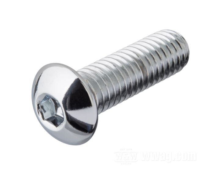 Buttonhead Socket Screws Chrome-plated