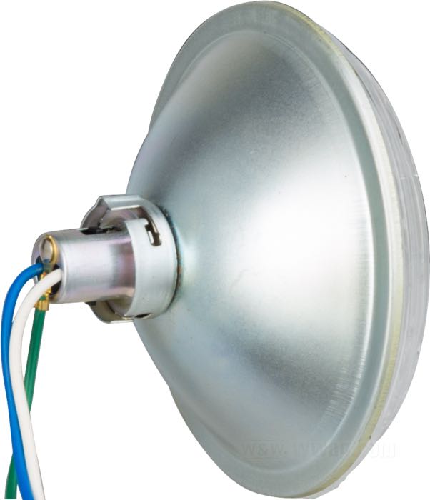 Headlight insert; steel / glass, flat; Ø 4-1/2”; bulb type: special dual fil.; 12 V; socket: P15d; with 12 V bulb; without position light function; gross weight: 240 g