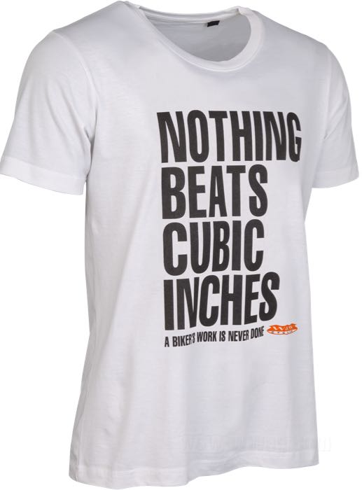 W&W Classic T-Shirts - NOTHING BEATS CUBIC INCHES White