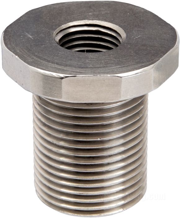 Adattatore di The Cyclery; per candele M12 x 1.25; acciaio inox, burattato; filettatura: M20 x 1.5; Germania; peso lordo: 75 g