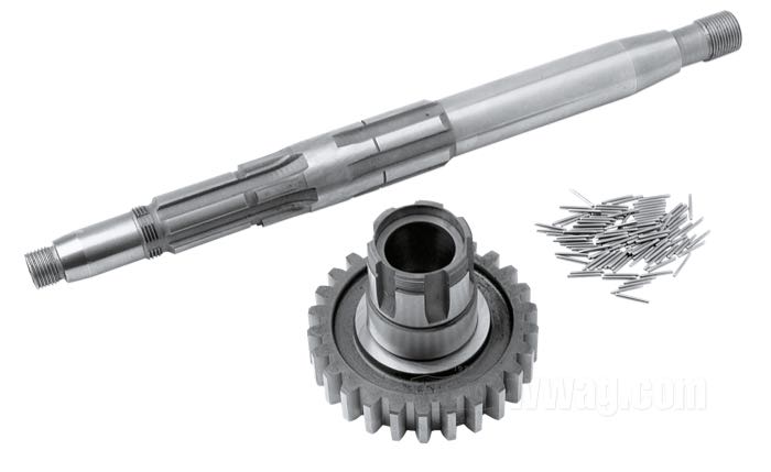 Carlo's Main Shaft and Main Drive Gear with Needle Bearing