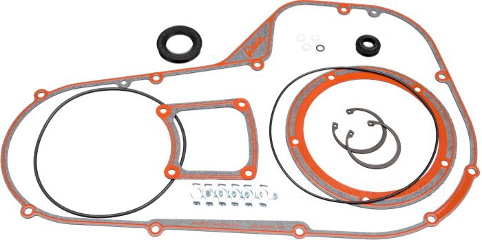 Kit guarnizioni di James Gaskets; per Primaria; atto per FXR 1994, Touring 1994-2004; carta / gomma / acciaio; peso lordo: 200 g