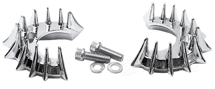 Head Pipe Clamps with Cooling Fins