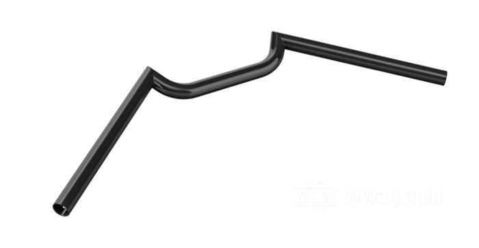 Lenker »Swallow« von Easyriders; Stahl, schwarz, kunststoffbeschichtet; Ø 1”; Kabelführung: ohne Kabelsicken; Wandstärke: 2.3 mm; Japan; Bruttogewicht: 957 g