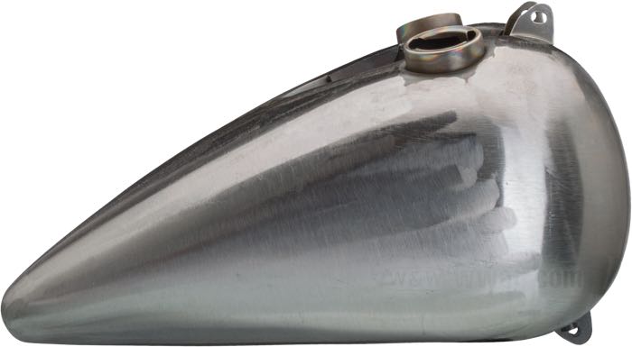 Réservoir d'essence »3.5 gal«; pour console Skull/Cateye; adaptable à Knucklehead 1936-1939; acier; volume: 13 l; bouchon nécessaire: fermeture à baïonnette 1936-1954 / 2 x aéré; robinet nécessaire: 3/8” NPT et 1/8” NPT; robinet nécessaire: 3/8” NPT et 1/8” NPT; remplace OEM HD 3501-36 et 3502-36; Taïwan; poids brut: 6.33 kg