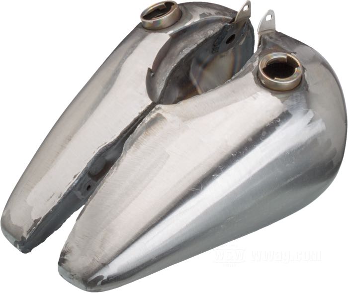 Réservoir d'essence »3.5 gal«; pour console Skull/Cateye; adaptable à Knucklehead 1936-1939; acier; volume: 13 l; bouchon nécessaire: fermeture à baïonnette 1936-1954 / 2 x aéré; robinet nécessaire: 3/8” NPT et 1/8” NPT; robinet nécessaire: 3/8” NPT et 1/8” NPT; remplace OEM HD 3501-36 et 3502-36; Taïwan; poids brut: 6.33 kg