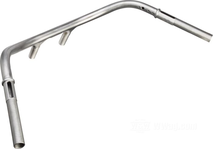 Guidon »Standard 1928-1934« de Faber Cycle; adaptable à modèles Single, D et R 1928-1934; acier, naturel; filetage: 57/64”-24; épaisseur de paroi: 3 mm; remplace OEM HD 3307-29A; USA; poids brut: 1.98 kg