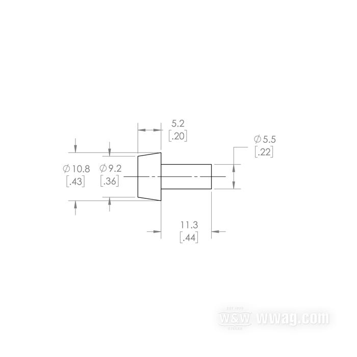 Nietensatz von Colony; für Trittbretthalter; passend für alle Modelle 1914-1973; Stahl, blank; Länge: 7/16”; Ø 5/32”; ersetzt OEM HD 2938-14 und 50628-14; USA; Bruttogewicht: 51 g
