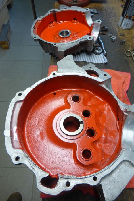 Thermal paint by Prosol; for Crankcases; red, aerosol can; up to 300° C; 400 ml; Germany; gross weight: 430 g