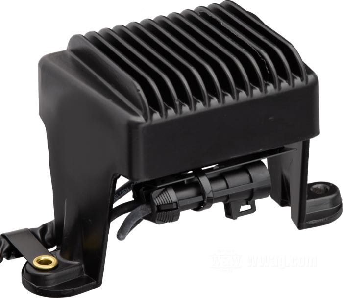 Regulateur/Redresseur »Standard«; adaptable à Touring 2002-2003; aluminium, noir; remplace OEM HD 74505-02; poids brut: 1.14 kg