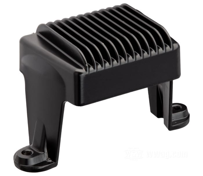 Regulateur/Redresseur »Standard«; adaptable à Touring 2006-2008; aluminium, noir; remplace OEM HD 74505-06; poids brut: 900 g