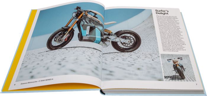 Libro »The Current - New Wheels for the Post-Petrol Age«; papel; ancho x alto: 215 x 265 mm; de Paul d’Orleans / Gestalten; tapa dura; color + blanco y negro; 208 páginas; inglés; ISBN: 978-3-89955-956-9; peso bruto: 1.02 kg