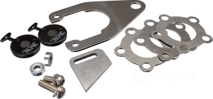 Ritzelbremse von Tolle; für 14 mm Hauptbremszylinder; Edelstahl / Billet-Aluminium; erforderliche Bremsflüssigkeit: DOT 4 oder 5; Innen-Ø: 50 mm; Anzahl der Zähne: 48; Teilung: 530 (5/8” x 3/8”); mit gelochter Bremsscheibe und poliertem Bremssattel; Schweden; Bruttogewicht: 4.19 kg