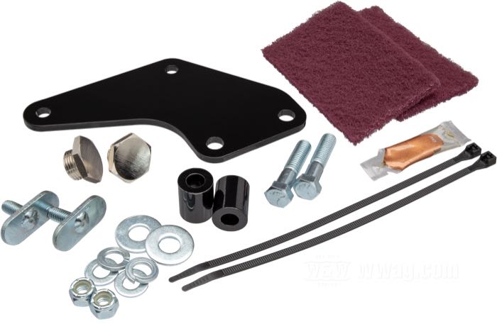 Scarico 2 in 1 »Bootlegger«; atto per Softail 1986-2006; acciaio inox; U.S.A.; peso lordo: 7.46 kg