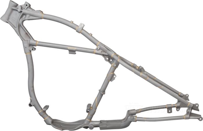Telaio di Samwel Supplies; atto per modelli 45”/750 cc solo 1941-1952; acciaio / stampaggio acciaio, naturale; rimpiazza OEM HD 2802-41 e 47003-41; Europa; peso lordo: 25 kg