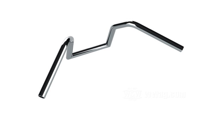Manubrio »Ram Rabbit« di Rocket Inc.; acciaio, cromato; Ø 1”; passaggio cavi: senza cavature; con documentazione del materiale; Germania; peso lordo: 1.84 kg
