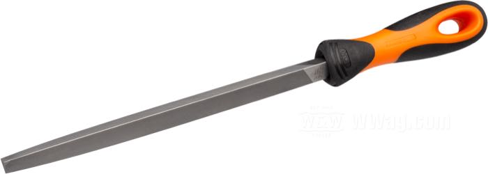 Lima triangolare di Bahco; Taglio 3; acciaio / gomma, lunghezza lama 200 mm; lunghezza x larghezza: 322 x 15.5 mm; Portogallo; peso lordo: 217 g
