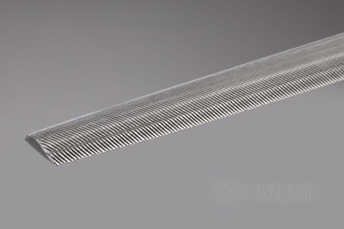 Halbrundfeile von Bahco; Hieb 1; Stahl / Gummi, Klingenlänge 200 mm; Länge x Breite: 320 x 20.5 mm; Portugal; Bruttogewicht: 184 g