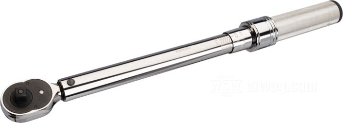 Torque wrench by Bahco; for 10-60Nm (9.2-42.4 ft.lb.); steel, chrome-plated; length: 393 mm; drive: 3/8”; USA; gross weight: 1.26 kg