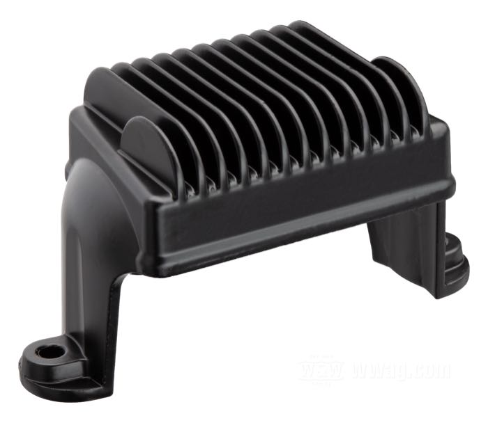 Regulateur/Redresseur »Standard«; adaptable à Touring 2009-2014; aluminium, noir; remplace OEM HD 74505-09; poids brut: 654 g