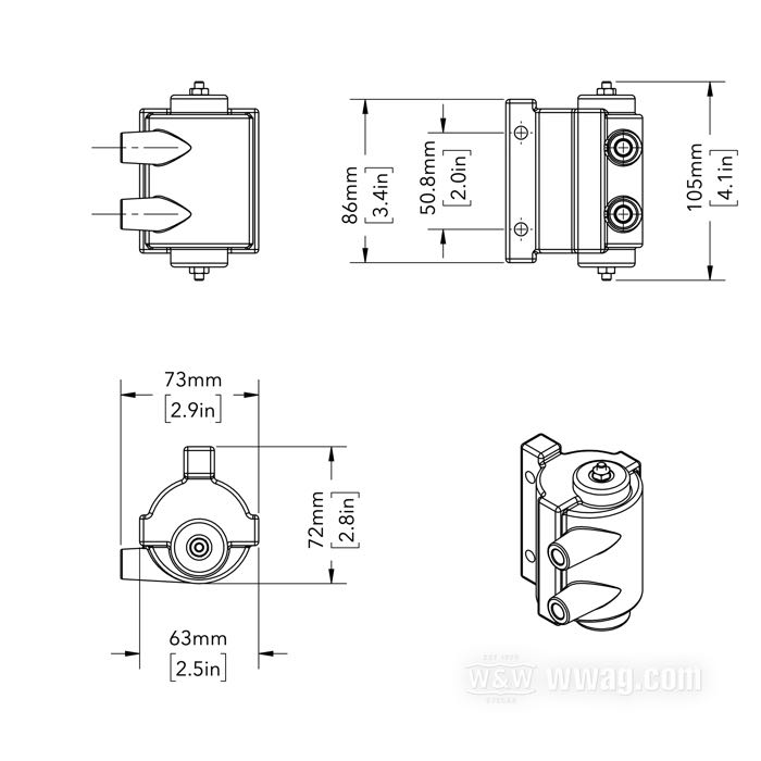 Bobina di accensione di Andrews; atto per Big Twin e Sportster 1965-1979; nero; ad usare con 12 V; resistenza primaria: 4.8 Ω; dual fire ed una candela per testa; attachi alto volt.: due; rimpiazza OEM HD 31609-65A; peso lordo: 500 g