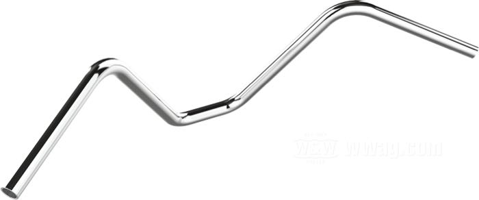 Lenker »British Wide & Narrow« von Fork; Edelstahl; Ø 1”; Kabelführung: ohne Kabelsicken; Japan; Bruttogewicht: 1.26 kg