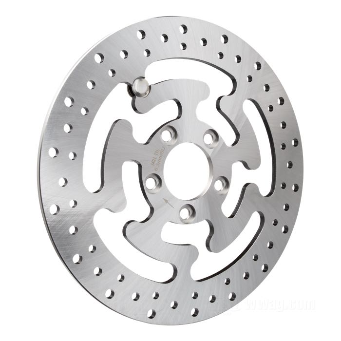 Bremsscheibe; passend für Touring Modelle 2008-2020; Edelstahl; Ø 11.8”; Montageposition: hinten; Montagebohrungen: 3/8
