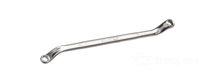 Double ended ring wrench by Bahco; chrome-vanadium steel, satin finish; metric; size: 6 mm x 7 mm; Spain; gross weight: 45 g