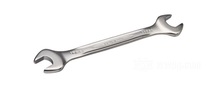 Chiave a forchetta di Bahco; acciaio cromo-vanadium, satinato; in pollici (SAE); misura pollici: 19/32” x 11/16”; Spagna; peso lordo: 120 g