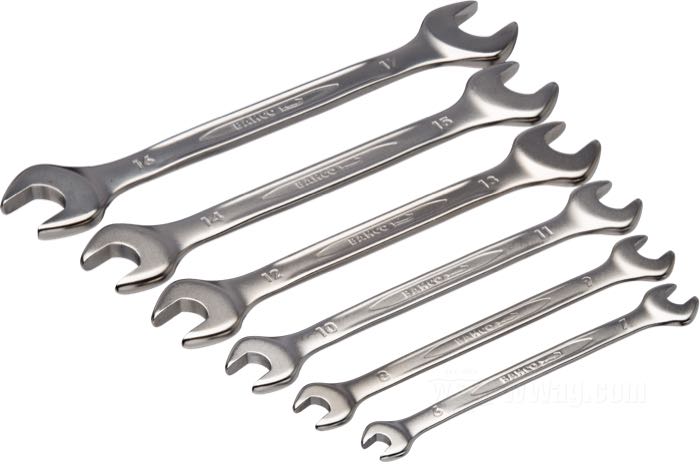 Bahco Dual Open End Wrench Sets Metric