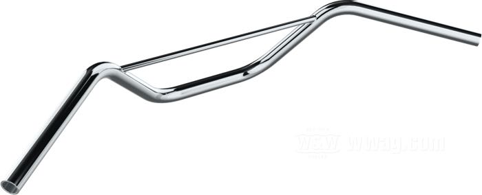 Lenker »Baja 17« von Bates; Stahl, verchromt; Ø 1”; Kabelführung: ohne Kabelsicken; Wandstärke: 3 mm; mit Teilegutachten; Deutschland; Bruttogewicht: 1.35 kg