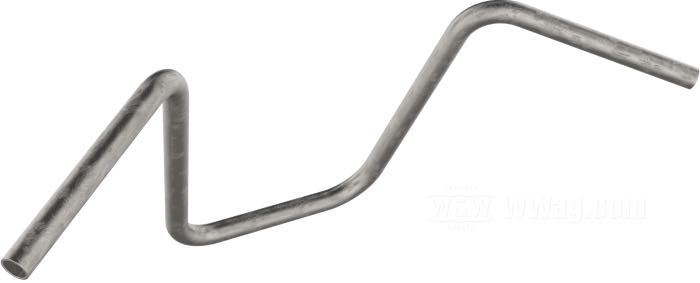 Handlebar »Long Beach« by Bates; steel, bare; wire routing: W1 plain, without dimples (→1981); wall thickness: 3 mm; with parts certificate; Germany; gross weight: 2.19 kg
