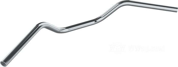 Handlebar »Malibu« by Bates; steel, chrome-plated; Ø 1”; wire routing: W1 plain, without dimples (→1981); wall thickness: 3 mm; with parts certificate; Germany; gross weight: 1.12 kg