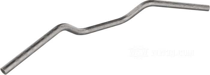 Lenker »Palmdale« von Bates; Stahl, blank; Ø 1”; Kabelführung: ohne Kabelsicken; Wandstärke: 3 mm; mit Teilegutachten; Deutschland; Bruttogewicht: 1.06 kg