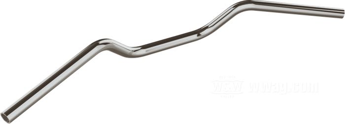 Lenker »Palmdale« von Bates; Edelstahl, poliert; Ø 1”; Kabelführung: ohne Kabelsicken; Wandstärke: 2 mm; mit Teilegutachten; Deutschland; Bruttogewicht: 1.17 kg