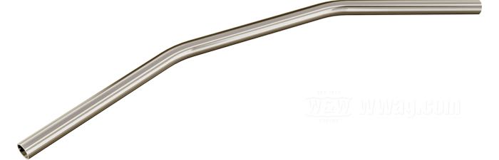Guidon »Drag Bar Redding« de Bates; acier inox, poli; Ø 1”; passage du faisceau: sans empreintes; certifié; Allemagne; poids brut: 1.01 kg