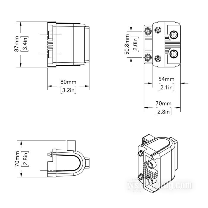 Bobina de encendido de Accel; para Ruptores de contacto; para Encendido Dyna S; amarillo; para usar con 12 V; resistencia primaria: 4.7 Ω; dual fire y una bujía por culata; conecc. alto volt.: dos; peso bruto: 600 g