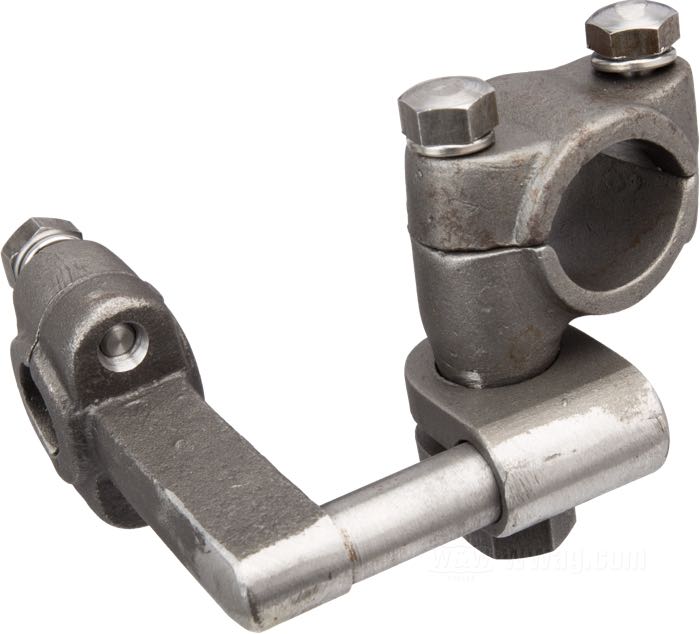 Supporto di The Cyclery; per Rinvio tachimetro; acciaio, naturale; Ø 7/8”; rimpiazza OEM HD 11184-26; Europa; peso lordo: 383 g