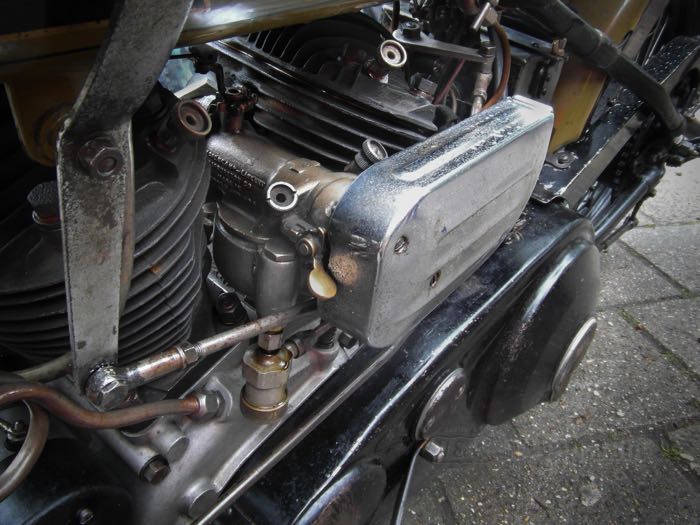 Leva starter; per Carburatore a farfalla; atto per Linkert 1933-1965; con tromboncino; bronzo, naturale; con vite di sicurezza; rimpiazza OEM HD 1233-33 e 27228-33; peso lordo: 21 g