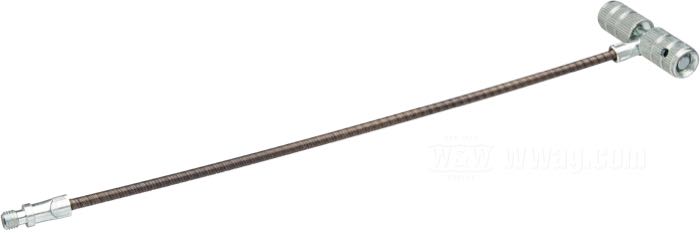 Pull wire; for tire tube; steel, zinc plated; length: 21 cm; thread: Vg 5 (0.204”x36tpi); gross weight: 39 g