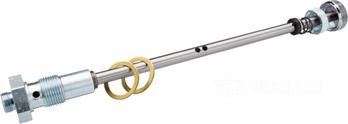 Grifo; apropiado para Big Twin 1950-1965; acero / Viton, con punta de Viton; rosca: 3/4”-18 / 1/2”-24; reemplaza OEM HD 62033-41 y 62075-50; peso bruto: 192 g