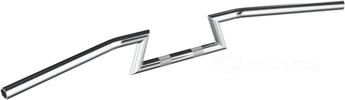 Lenker »Z« von Fehling; Stahl, verchromt; Ø 1”; Kabelführung: ohne Kabelsicken; Wandstärke: 3 mm; mit Prüfbericht; Deutschland; Bruttogewicht: 1.3 kg