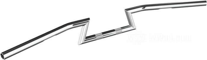Lenker »Z« von Fehling; Stahl, verchromt; Ø 1”; Kabelführung: mit Kabelsicken; Wandstärke: 3 mm; mit Prüfbericht; Deutschland; Bruttogewicht: 1.3 kg