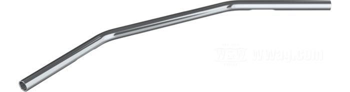 Handlebar »Drag Bar Medium« by TRW; steel, chrome-plated; Ø 1”; wire routing: W2 with dimples (1982→); with parts certificate; gross weight: 950 g