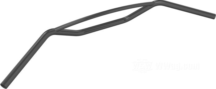 Lenker »New Hollywood« von Paughco; Stahl, schwarz, kunststoffbeschichtet; Ø 1”; Kabelführung: Custom Langloch, ohne Kabelsicken; USA; Bruttogewicht: 2 kg