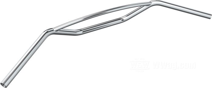 Handlebar »New Hollywood« by Paughco; steel, chrome-plated; Ø 1”; wire routing: W4 custom oval hole; USA; gross weight: 2 kg