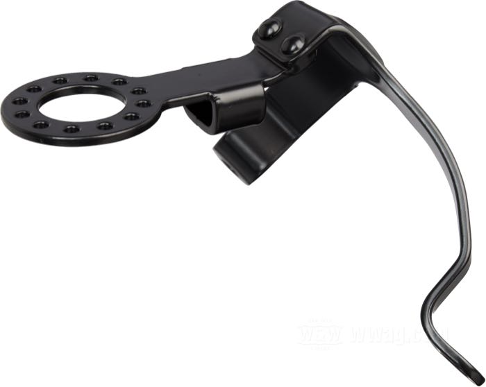 Support phare de The Cyclery; adaptable à modèles V 1931-1936; acier, noir, finition époxy; remplace OEM HD 4965-31; Europe; poids brut: 449 g